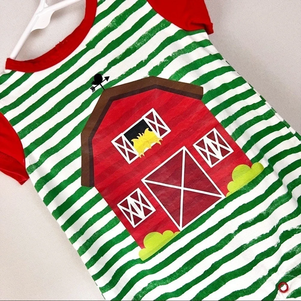 Peppy Mini Baby Boy Farm Barn‎ Romper